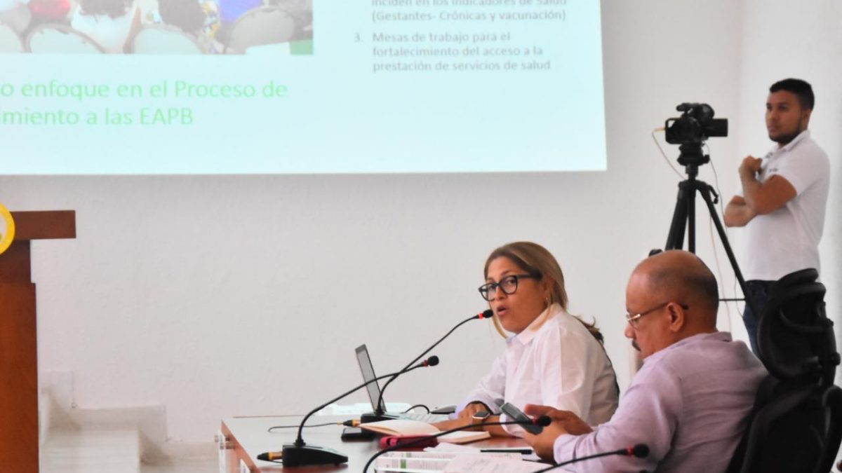 Secretaría de Salud, presenta su informe de ejecución presupuestal ante el Concejo Distrital