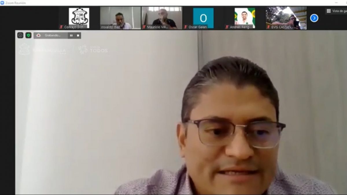 Secretario de Salud Humberto Mendoza rindió informe acerca la propagación del COVID19 en Barranquilla