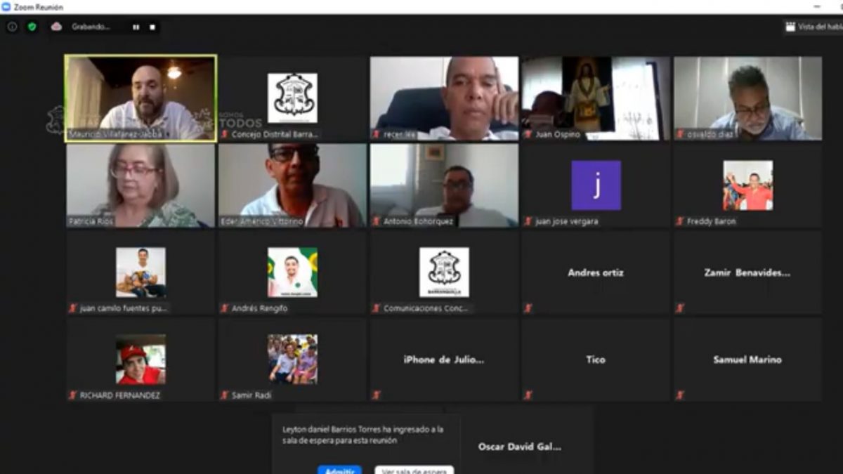 El Concejo Distrital hace llamado al Alcalde Jaime Pumarejo y la Gobernadora Elsa Noguera para enfrentar crisis del Covid en Barranquilla y el Atlántico.