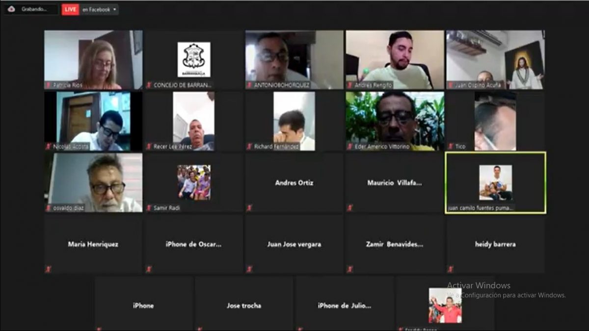 Instalan tercer periodo de Sesiones en el Concejo de Barranquilla.