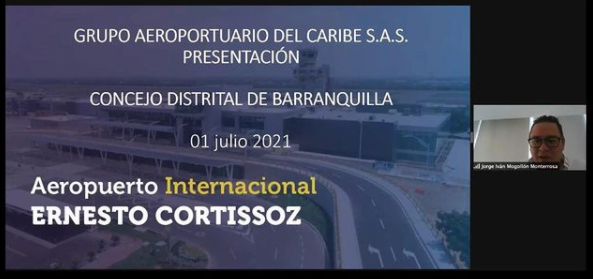 El Concejo de Barranquilla realizó el debate de control político sobre el proyecto de modernización del Aeropuerto Ernesto Cortissoz