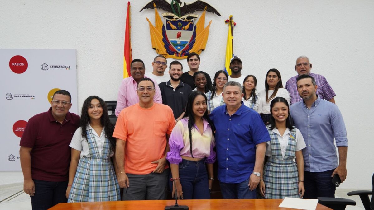 Estudiantes de la Institución Educativa Madre Marcelina presentan proyecto MARCEMUN ante el Concejo Distrital de Barranquilla